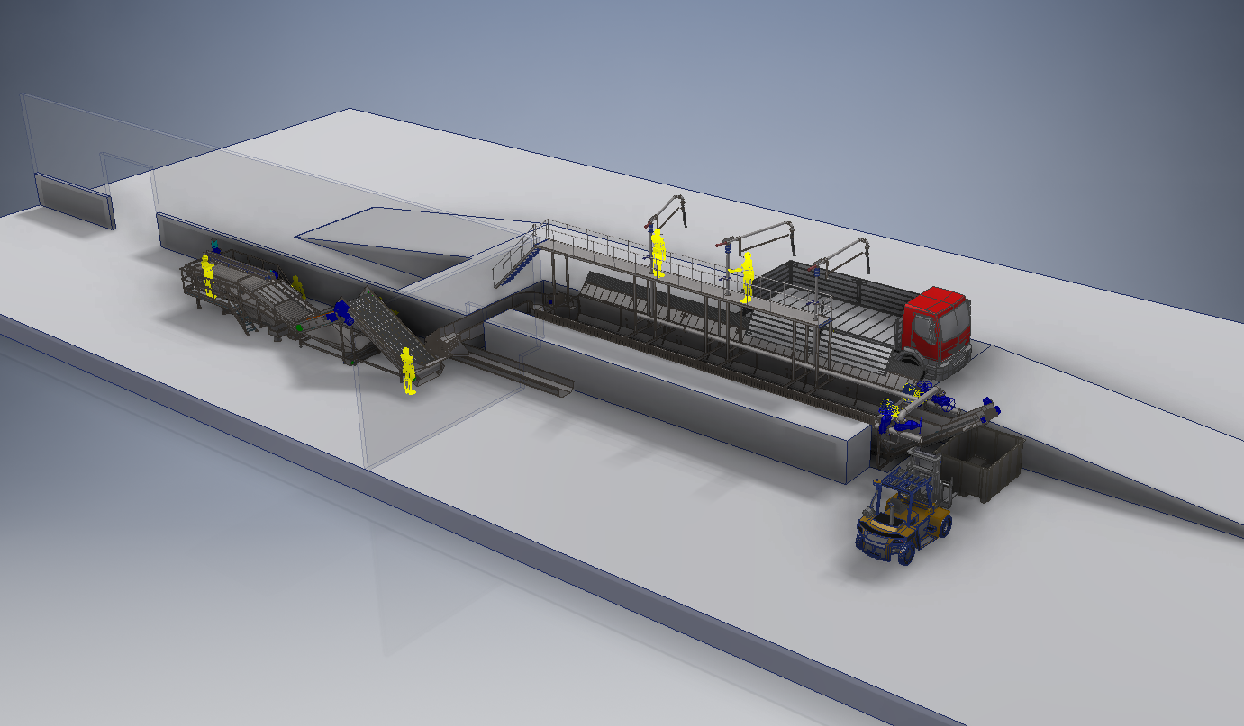 Meyve ve Sebze Boşaltma Hattı